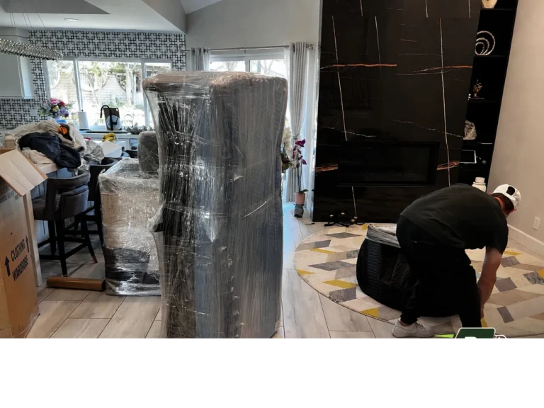 Honest and fast movers protecting furniture during a residential move in San Juan Capistrano